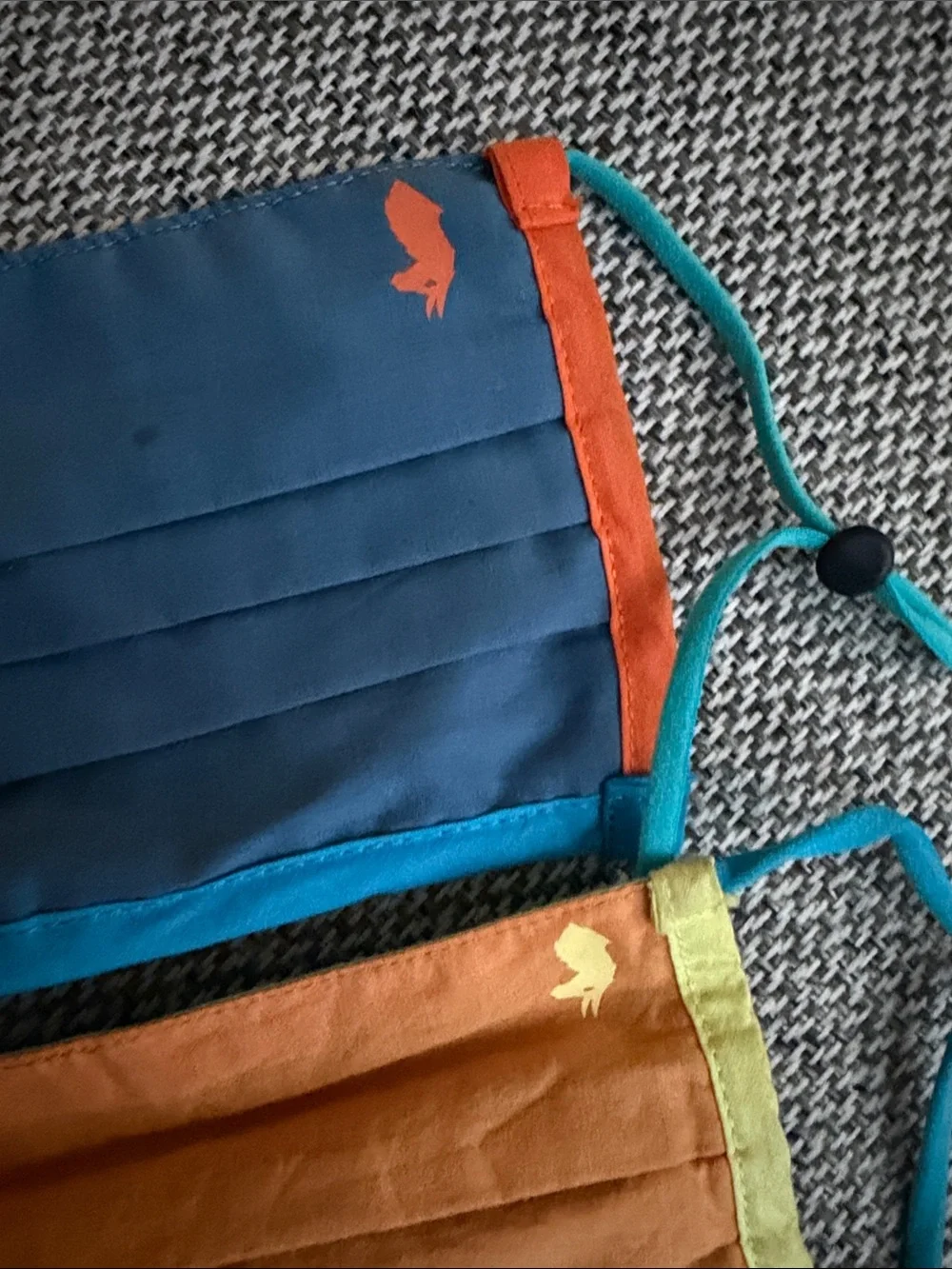 Do Good Cotopaxi Face Masks — multi colored, new w/o tags